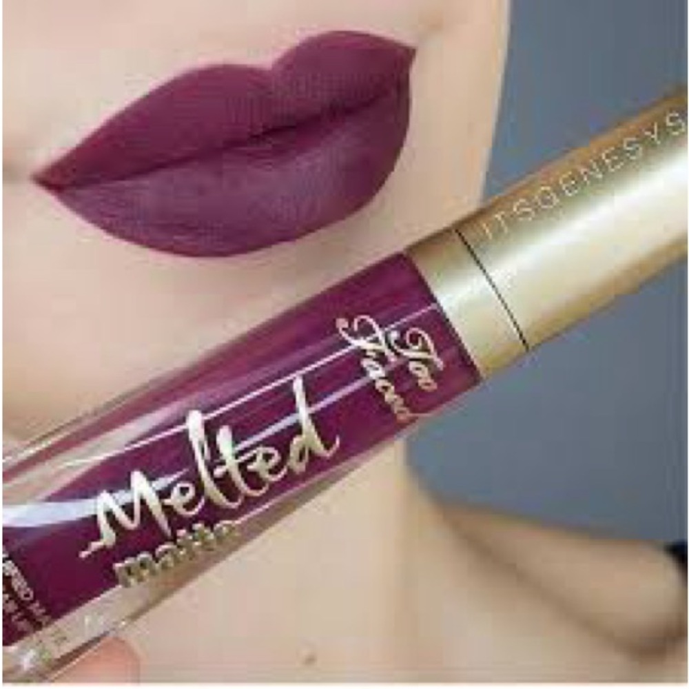 NIB Too Faced Melted Matte Liquified Long Wear Lipstick - Wine Not